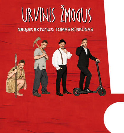 DOMINO teatras: premjera „Urvinis žmogus”